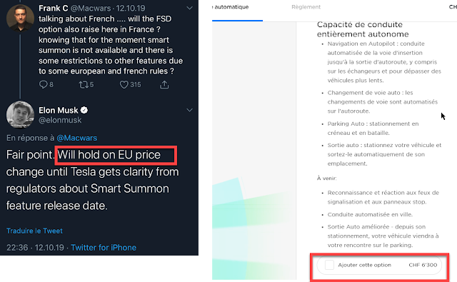 FSD price increase in EU