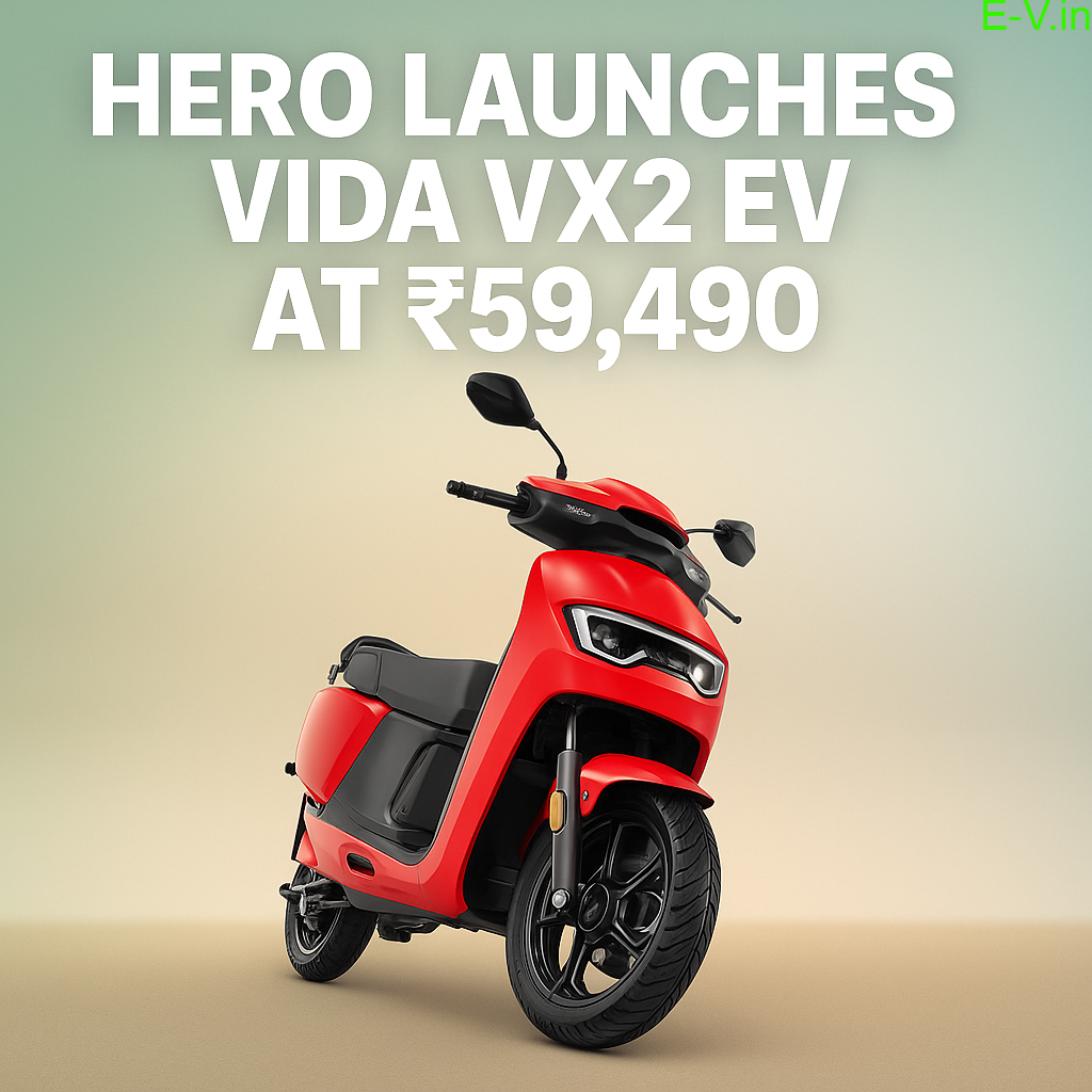 Hero’s Vida VX2 Electric Scooter Launched...