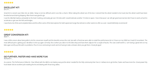 E-BikeKit Customer Reviews